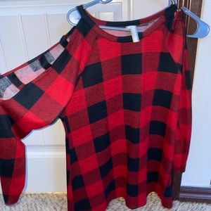 Long sleeve cut out sweater